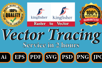 high quality vector tracing restore image to high resolution