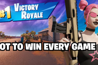 create a fortnite thumbnail for youtube videos