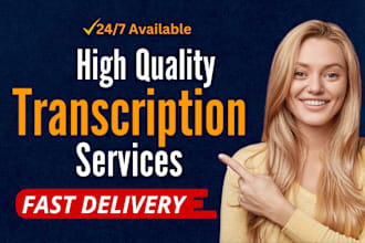transcribe audio and do video transcription