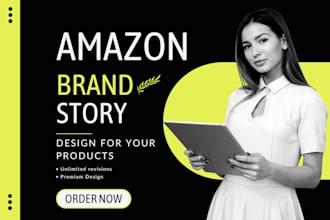design amazon brand story for amazon a plus content