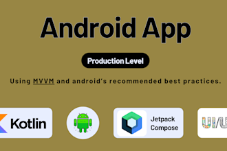 develop android app in kotlin using mvvm and jetpack compose