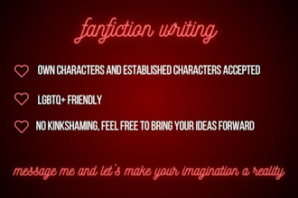 write a fanfiction or a one shot, nsfw and sfw