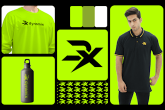 design modern gym health fitness sports clothing logo design