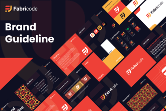 design modern minimalist logo with brand identity and guidelines