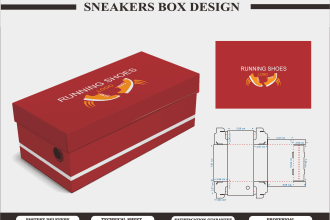 design sneakers box for you