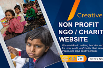 make non profit and ngo charity premium website