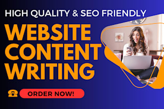 be your website content writer and SEO copywriter