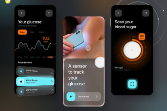 develop responsive glucose monitoring app, diabetes management app