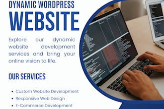 make dynamic wordpress website and landing page