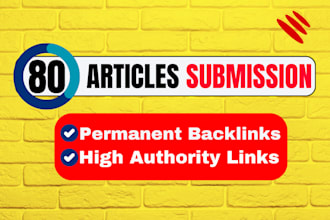 create 500 unique article submission SEO backlinks