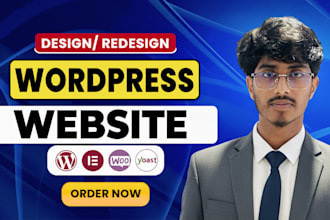do full website creation or wordpress website redesign