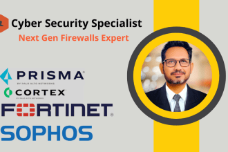 configure and troubleshoot paloalto, fortinet, sophos, firewalls