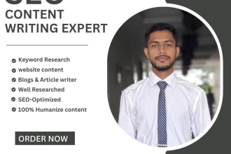 write high quality SEO content, article and blog posts