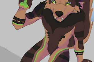 draw your fursona, ref sheets, headshots ect