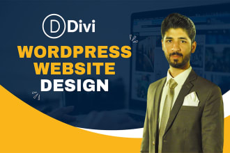 build divi wordpress website design using divi theme, divi builder