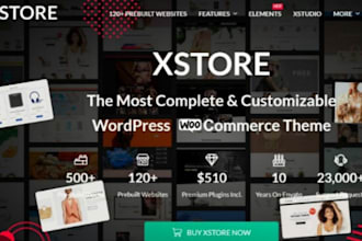 download, install and customize premium theme  xstore
