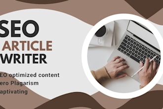 do SEO article writing, website content or blog writing