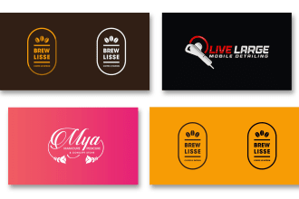 create modern minimalist and luxury business logo design