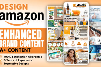 design premium enhanced brand content a plus listing for amazon ebc