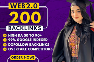 create SEO dofollow web 2 0 backlinks