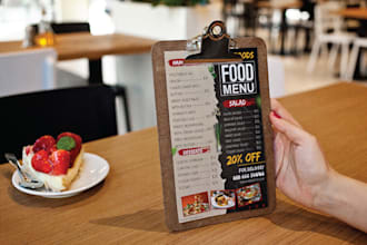 do restaurant menu design digital menu and food flyer design