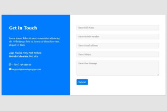 help you in website contact us forms submissions