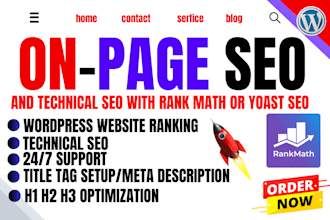 improve wordpress on page technical SEO optimization rank up google first page