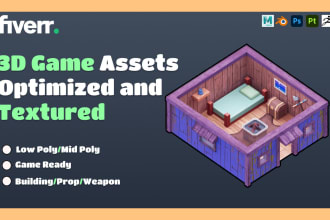 create your dream 3d game ready props