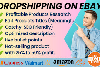 do walmart aliexpress amazon to ebay dropshipping listings