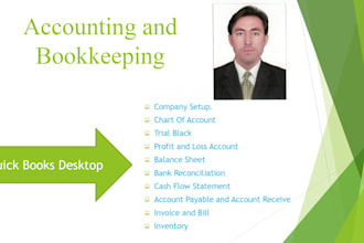 do accounting and bookkeeping  in quick books
