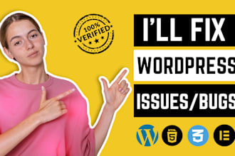 fix 403, 404, 500, 503 critical errors in wordpress website