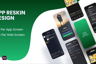 do app design and reskin