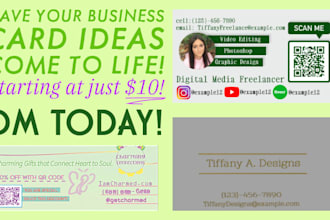 create a business card design