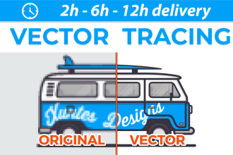 vector tracing, convert image to vector file, vector logo