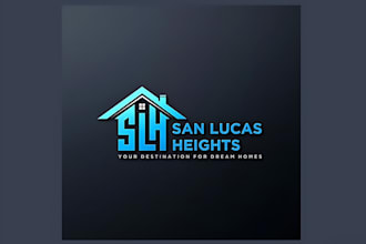 draw elegant real estate, realty, home, mortgage logo and any graphics design