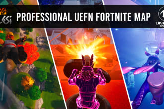 create you professional fortnite map using uefn, creative