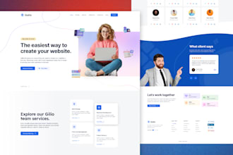 do stunning figma landing page UI UX design
