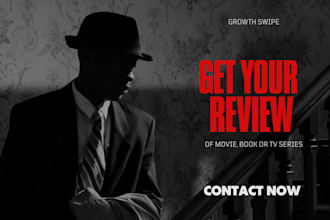 write movie and TV show reviews, book critique and analysis