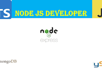 be your node js developer for developing apis and backend
