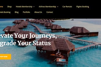 setup a hotels and airlines loyalty program membership business