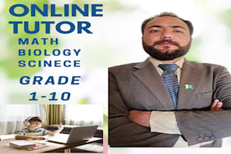 be your kids online math, science and biology tutor