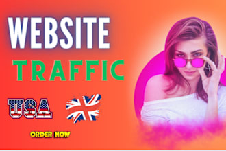 run organic website promotion to elevate organic traffic sales UK,USA