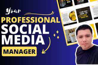 be your professional social media manager