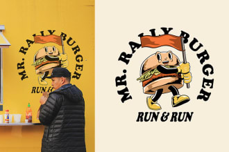 design food cartoon or character mascot logo for your business