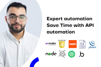automate repetitive tasks using zapier, make, and apis