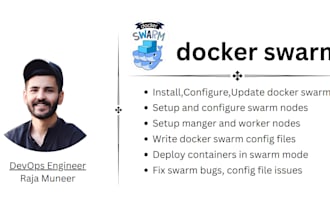 deploy docker containers using docker swarm, fix swarm issue