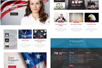 political website, political campaign, campaign for your election
