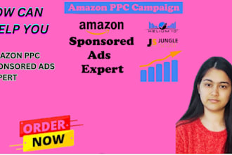 setup and manage amazon ppc campaign, amazon ads professional management