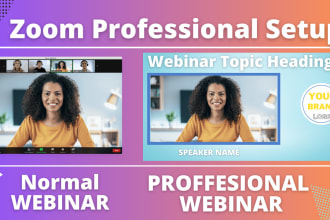 setup zoom with obs studio for webinar interview live stream