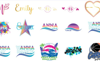 design bat or bar mitzvah logo